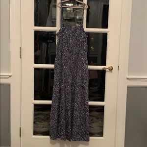 black and white maxi/midi dress